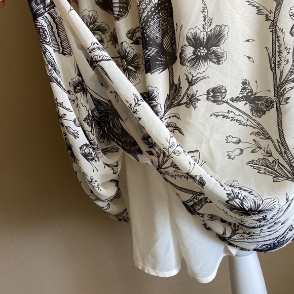 Ann Taylor Loft Racerback Fit & Flare Butterfly Garden Dress - Picture 11 of 16